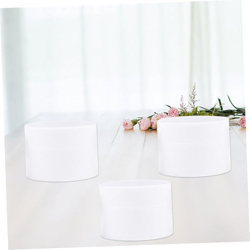 10 Pack White 6x6cm Refillable Lotion Bottles For Travel Makeup Storage - Image 2